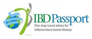 IBD Passport Logo, text reads "One-stop travel advice for inflammatory bowel disease"