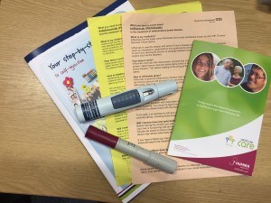 Leaflets on teaching injections